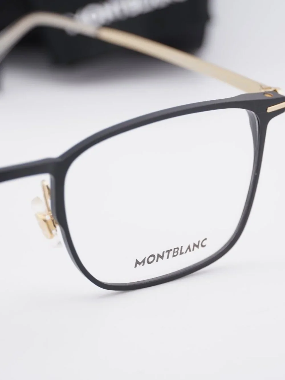 Montblanc MB0193O 002 Rectangle Eyeglasses 55mm – Black